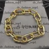 David Yurma Armband Dy Armband Designer Kabelarmband Mode Schmuck für Frauen Gold Silber Perle Kopfkreuz Armband Armband Juwely Mann Weihnachtsgeschenk 766