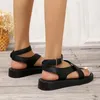 Sandals Design Women Women Casual Retro Summer Aberto Aberto Botas Cool