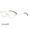 Sunglasses Frames 55mmLarge Size Widened Big Face Fat Glasses Frame Business Men's Titanium Alloy Myopia 98662A