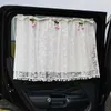 Curtain Sunshade Car Sunscreen Light Blocking Curtains Side Window Sliding Summer Protection Film Accessories