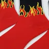 Мужские носки красное пламен