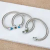 Bracelets réglables bracelet bracelet charme sliver concepteur de mode bijoux de bijoux classiques princesse de haute qualité avec amethyst toapz couleur 7 mm femmes 249y