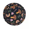 Bérets Champignons Tropical Match Bucket Hat Summer Beach Vacation Getaway Headwear Stuff de pêche Cap pour femmes extérieures Bob Light