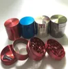 40mm 4 Parts Zinc Herb Metal Grinders Tobacco Grinder Mini Hand Muller Crusher Smoking Herb Grinder Accessories Tools7504056