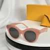 Lunettes de soleil Femmes Fiède acétate de haute qualité Round Gradient Lens Eyewear UV400 Unisexe Love Luxury Fashion Lunes
