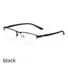 Lunettes de soleil Frames 54mm 2024 Titanium Alloy Man Square Glasses Cadre Office Optical Eyeglass 1076