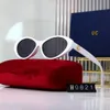 Designerin für Frauen Oval Ausschnitt Sonnenbrille für Männer Guckloch Sonnenbrille Brille Goggle Outdoor Beach Trend