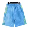 Palm PA 2024SS NYA SOMMER PANELED TIE DYE CASUAL MEN Women Boardshorts Breattable Beach Shorts bekväm fitness basket sport korta byxor änglar 8576 ypx