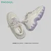 Chaussures décontractées tire la plate-forme de baskets pour femmes Joker Trend Breathable Ins Explosions 2024 papa