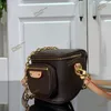 Mini Bombag Torby Modna talia luksusowa designerska torba lustrzowa jakość płótna crossbody z pudełkiem B453