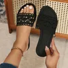 Slippers 2024 Summer Slides Women Shoes For Flats Flip Flops Designer Sandals Beach Ladies Zapatos de Mujer