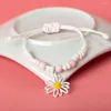 Bracelets de charme Moda pendente de flor Bulgodas de pulseira Diy Chain Presente para mulheres por atacado #xn020