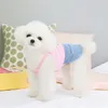 Dog Apparel Teddy Bichon Small Sling Thin Fashion Puppy Denim Pocket Skirt