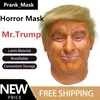 2024 Trump Mask Halloween Frete grátis Frete de caráter facial máscara de cosplay máscara de látex Adeços engraçados Toys Toys Supplies Máscara Presente