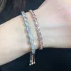 Strand Fashion Crystal Tennis Armbänder für ein verstellbare glänzende kubische Zirkonia -Armband Hochzeitspaar Handketten Juwely Geschenk