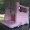 3x3m gratis levering buitenactiviteiten 13x13ft 4x4m Pastel Bouncy Castle Commercial White Wedding Jumper House voor jubileumfeestje