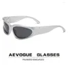 Солнцезащитные очки Aevogue Sports Glasses езды на велосипеде ретро -обертке для мужчин поляризовали AE1273 284U