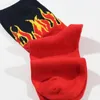Мужские носки красное пламен