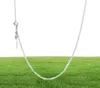 100 925 Sterling Silber Classic Cable Chain Halskette Fit European Pendants und Charm Mody Women Wedding Engagement Schmuck AC2689447