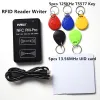 Karte Neues PMPRO RFID IC/ID -Kopierer Duplicator 125KHz Key FOB NFC Reader Writer 13.56MHz verschlüsseltes Programmierer USB UID Copy Card Tag Tag