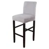 Spandex Polyester Chair Cover Solid Seat Covers For Bar Stool Chairs Slipcover Home El Banquet Dining Decoration 312s