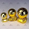 Декоративные предметы фигурки Golden Ballon Football Отличный конкурс наград игрок награда настраиваемое настраиваемое подарки для детского взрослого