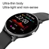 Montres 2021 UltraHin Smart Watch Men 1.3 pouces Full Touch Sport Fitness Watch IP67 Bluetooth imperméable Réponse Bluetooth Call Smartwatch pour les femmes