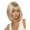 head Wig female short straight hair Bobo light gold chemical fiber wig cover