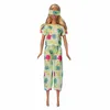 Nyaste mode 12 artiklar/ Lot Miniature Doll Accessories Sovkläder outfit slitage för dock Diy Girls Barn -spel närvarande