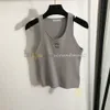 Women Yoga Crop Top Designer broderade tankar Topp Summer Gym Sport Vest Snabbtorkning Fitness Wear