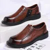Chaussures décontractées Lefu Gentlemen's Business Dress Cuir