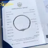 Goedkoopste prijs 10k vaste gouden sieraden hiphop ijs uit lab gekweekte diamant vs1 tennisketen armband