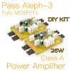 Amplificatori mofipass aleph3 completamente mosfets classe a kit fai -da -te amplificatore di potenza