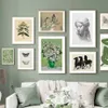 Sfondi retrò Matisse Schizzo di tela farfalle cavalli Galleria Galleria Wall Art Stampe Nordic Immagini DECORAZIONI DEL SOGGIORI J240505