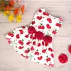 Vêtements pour chiens Non. Vêtements d'animaux mignons Gift Soft Valentine's Easy Storage Red Robe Wear Resistance Clothing