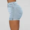 Jeans pour femmes mode simple levage du Temple High Stretch Shorts denim pour femmes Super