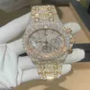 Запястье на запястье роскошные VVS1 Мужские часы Diamond High And Jewelry Custom Gia Natural для 7wis 170m6 1ekhp 281o