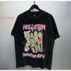 Hellstart Shirt Rappe Men's and Women's Designer T-shirt Rapper Singer Couple Same Short Sleeve Top Street Retro Hell Women's T-shirt Men's Designer Shirt S-XL 1946