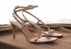 Luxe zomer rock sandalen slingback dames hoge hakken elegante dames gladiator sandaal party bruiloft bruids eU 34-43, met box6648934