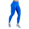 Dfyne Impact Sport Leggings Women Scrunch Bum Nadeloze yogabroeken Workout Gym Leggings Lage geribbelde band Fitness Butt Lifting Pantys Elastische trainingskleding