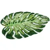 Oregelbunden växt Montera Tufted -matta Plush Tropical Leaf Area Rug för vardagsrum Badrummet Green Montera Fluffy Bath Floor Mat 240419