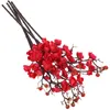 Fleurs décoratives 5 PCS DÉCOR HOME CHERRY PLUM BOUQUET DÉCORTE