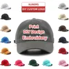 Kunems Aangepaste heren en dames honkbalkappen retro -stijl Big Head Baseball Caps Summer Sun Hat unisex Wholesale240429