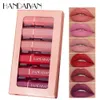 Cross border Amazon e-commerce product HANDAIYAN 6 pieces of matte face mouth red lipstick set wholesale and foreign trade