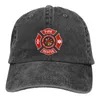 Ball Caps pure couleur papa chapeaux logo chapeau féminin Visor Sun Visor Baseball Fireman Fire Rescue Paped Cap