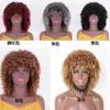 Nuova donna a vendita calda per le donne ricci di capelli ricci di fibra chimica set parrucca piccola testa esplosiva esplosiva all'estero