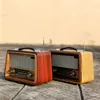 Przenośne głośniki R-2066BT Retro Multi-Band Solid Wood Radio z przewodowym linkiem Bluetooth USB Mp3 Player Outdoor Portable Greleger J240505