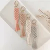 Keecheins Intrecciati Macrame Insegnante Keechain Boho Chic Ganyards for Keys o ID Badge Gioielli regalo di San Valentino