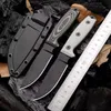 4POD Rowen Jungle Survival Gerade Fixes Messer 1095 Stahlblatt G10 Griff Taktische Taschenjagd EDC Überlebenswerkzeugmesser A2777