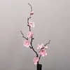 Fiori decorativi 1pc Branch di fiori artificiali in stile cinese Blossoms Elegante falso per casa DEORIZZAZIONE DEL SOGGIETTO